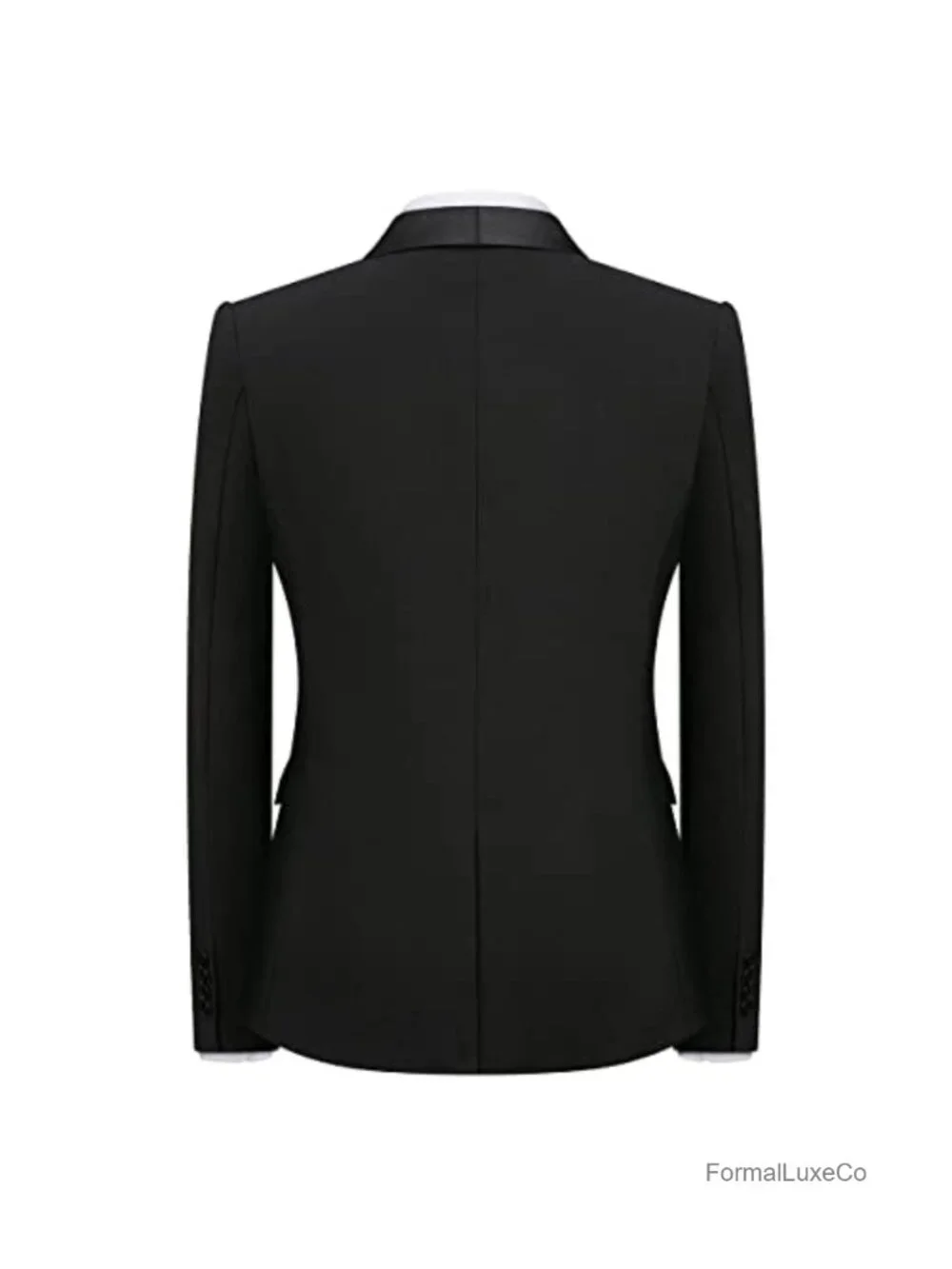 Men's 3-Piece Tuxedo Suit Shawl Lapel One Button Formal Wedding